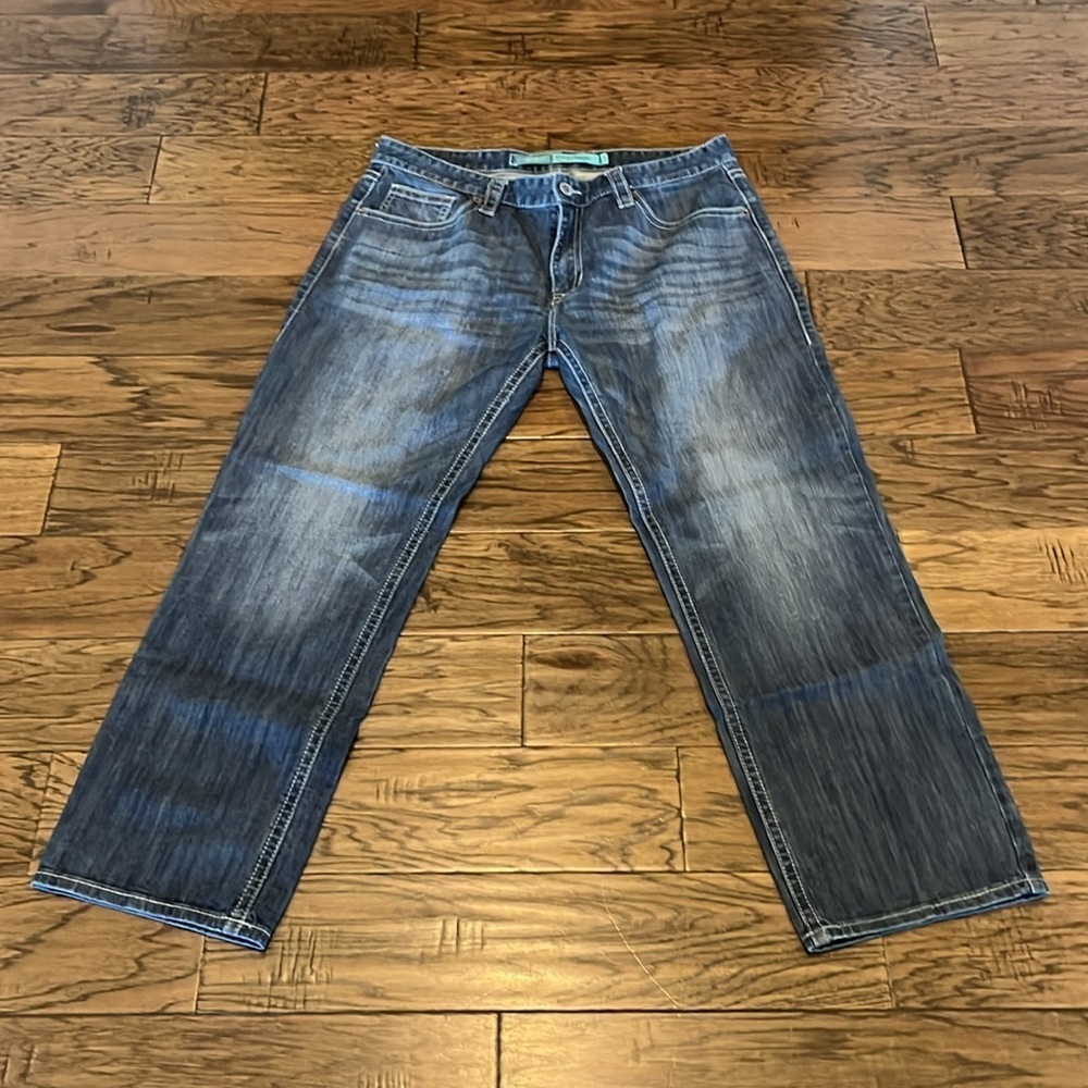 Rock & Roll Denim Revolver Straight Slim Size 36 x 30